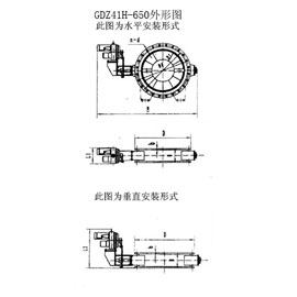 GDZ41H-650自動調節高溫蝶閥